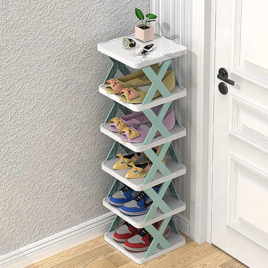 5-Layer Shoe Rack Organizer | Space-Saving Storage Shelf for Home Entryway & Closet