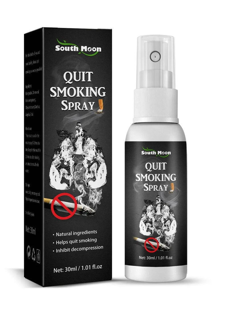 South Moon Quit Smoking Spray | Fresh Breath Smoking Cessation Mouth Spray for Nicotine Craving Relief
