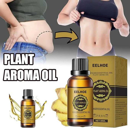 Ginger Essential Massage Oil | Herbal Body Massage Oil for Relaxation & Skin Care (1, 2 or 3 Pieces)