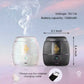 Portable USB Rechargeable Electric Bakhoor Burner | Smart Arabic Incense Burner for Home & Car