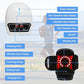 Brenzo Knee Massager with Heat & Vibration | Cordless Knee Wrap with Red Light Therapy (White)
