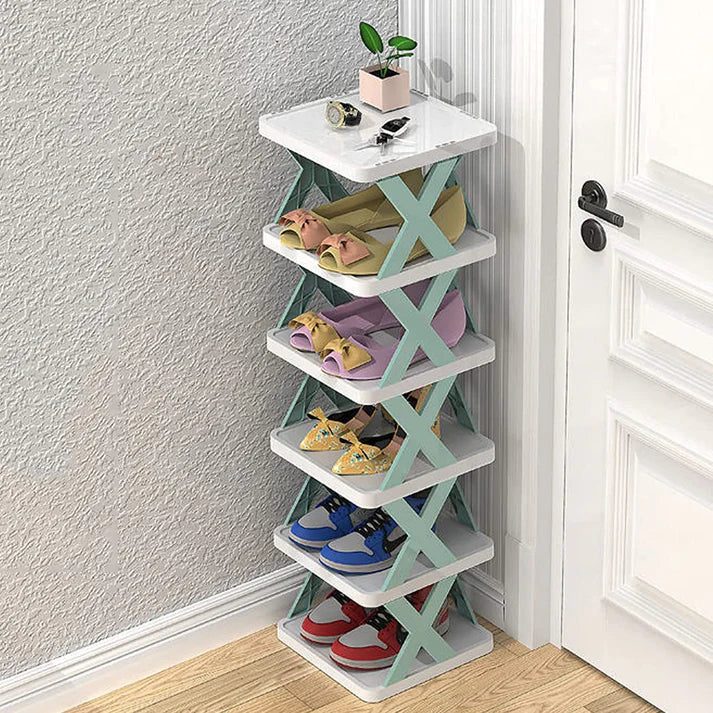 5-Layer Shoe Rack Organizer | Space-Saving Storage Shelf for Home Entryway & Closet