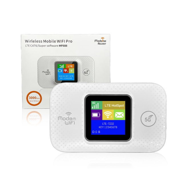 Mobile WiFi Pro – Portable 4G LTE CAT6 WiFi Router