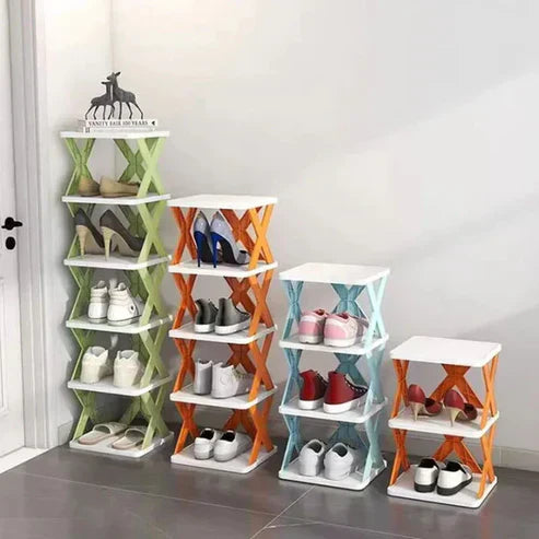 5-Layer Shoe Rack Organizer | Space-Saving Storage Shelf for Home Entryway & Closet