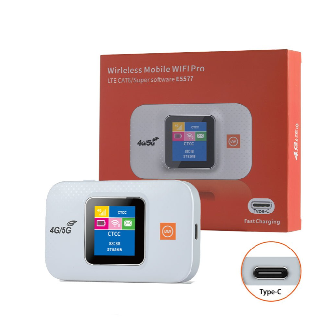 Mobile WiFi Pro – Portable 4G LTE CAT6 WiFi Router