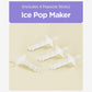KYOFIS Mini Ice Pop Maker Machine | Portable Homemade Popsicle Maker with 4 Sticks (Yellow)