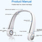 Portable Bladeless Neck Fan | Hands-Free Wearable Neckband Fan with 3 Speeds for Travel & Outdoor