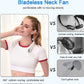 Portable Bladeless Neck Fan | Hands-Free Wearable Neckband Fan with 3 Speeds for Travel & Outdoor