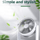 Portable Rechargeable Camping Fan with Solar Panel | Misting Fan, LED Light & Clip-On for Tent & Outdoor