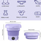 8L Portable Washing Machine | Foldable Mini Washer | 3-Mode Deep Cleaning