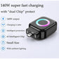 140W Smart Auto Stop USB-C Charging Adapter | Fast Charger with Overcharge Protection for Smartphones & Tablets