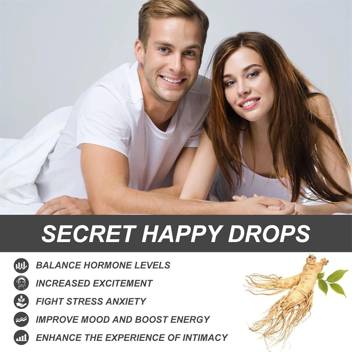 Secret Happy Drops for Women 100ml | Herbal Wellness Oral Drops for Relaxation & Intimate Wellness