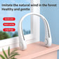 Portable Bladeless Neck Fan | Hands-Free Wearable Neckband Fan with 3 Speeds for Travel & Outdoor