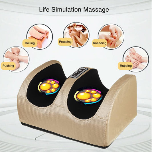 Foot & Arm Massager Machine with Heat | Deep Kneading Massage & Foot Rollers for Muscle Relaxation