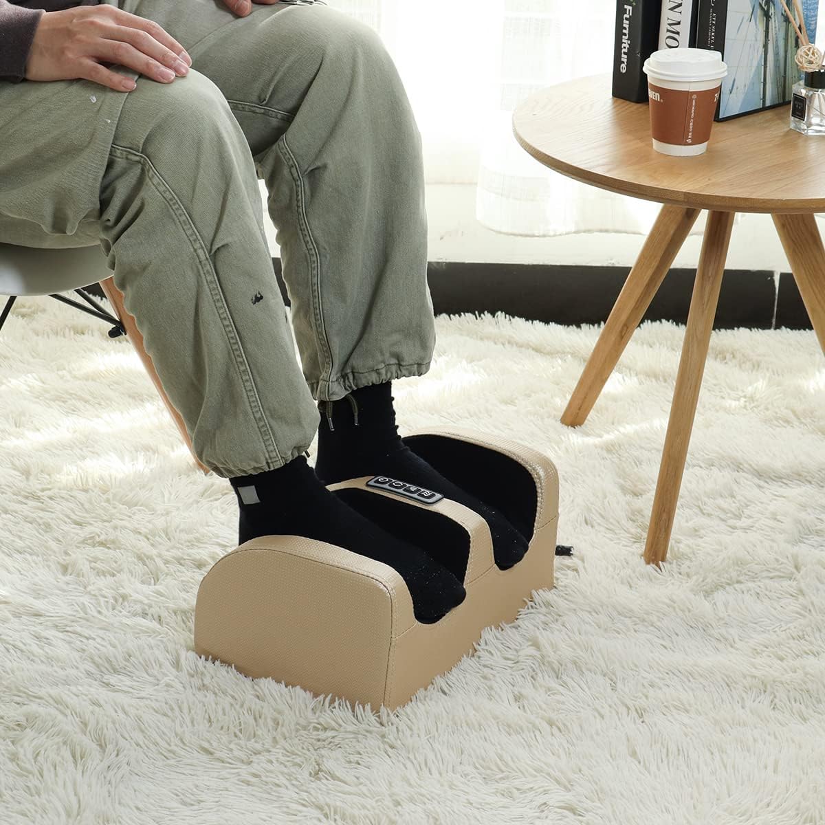 Foot & Arm Massager Machine with Heat | Deep Kneading Massage & Foot Rollers for Muscle Relaxation