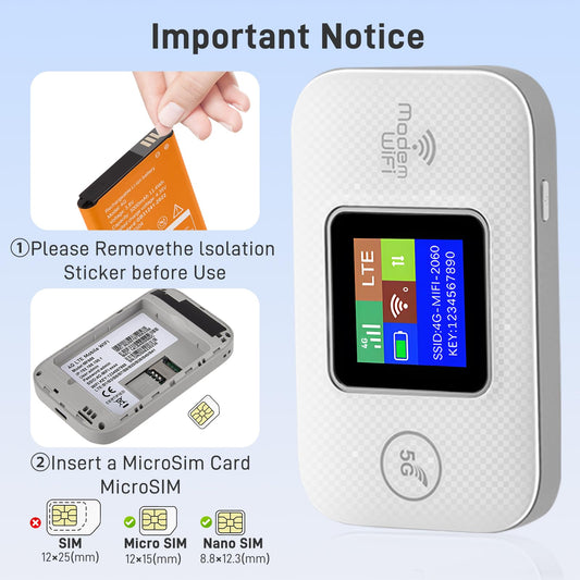 Mobile WiFi Pro – Portable 4G LTE CAT6 WiFi Router