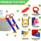 LWVAX Foldable Kids Toilet Training Seat with Handles | Portable Potty Seat for Toddlers & Babies
