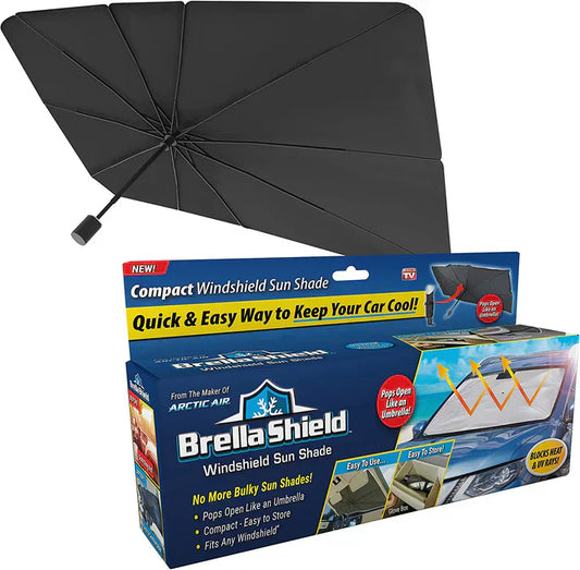 Car Windshield Sun Shade | Foldable UV Protection Sunshade for Cars, SUVs & Trucks