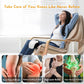 Brenzo Knee Massager with Heat & Vibration | Cordless Knee Wrap with Red Light Therapy (White)
