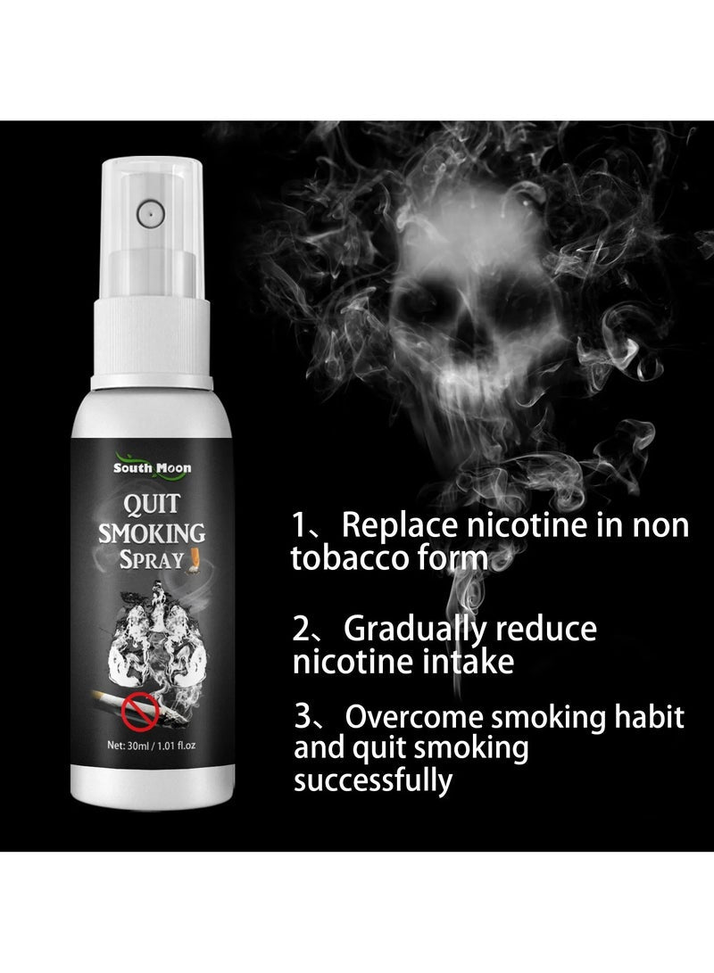 South Moon Quit Smoking Spray | Fresh Breath Smoking Cessation Mouth Spray for Nicotine Craving Relief