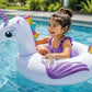 JOYIN Unicorn Inflatable Pool Float with Glitter | Swim Ring for Kids & Adults