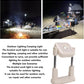 Luqeeg Solar LED Work Light with Stand | 10000LM Portable Outdoor Flood Light for Camping & Worksites