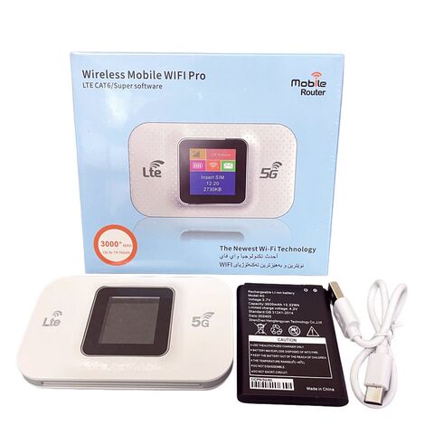 Mobile WiFi Pro – Portable 4G LTE CAT6 WiFi Router