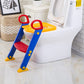 LWVAX Foldable Kids Toilet Training Seat with Handles | Portable Potty Seat for Toddlers & Babies