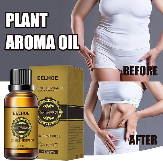 Ginger Essential Massage Oil | Herbal Body Massage Oil for Relaxation & Skin Care (1, 2 or 3 Pieces)