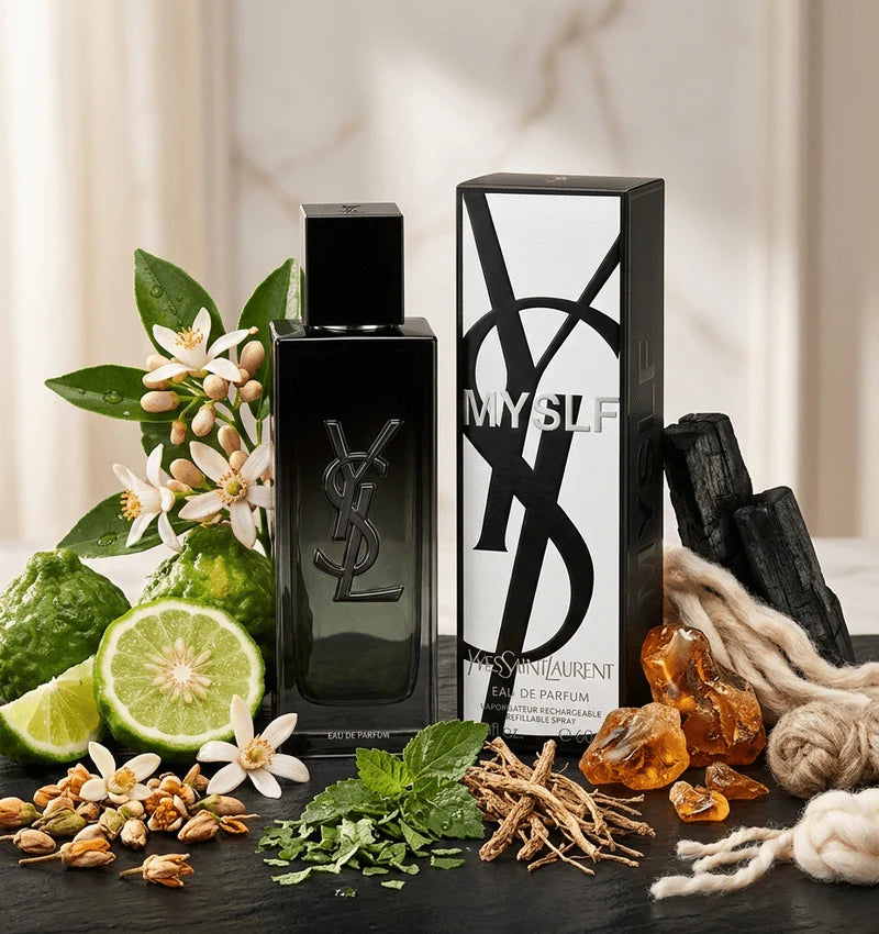 Yves Saint Laurent MYSLF Eau de Parfum 3.4 oz (100ml) for Men | Long-Lasting Luxury Fragrance